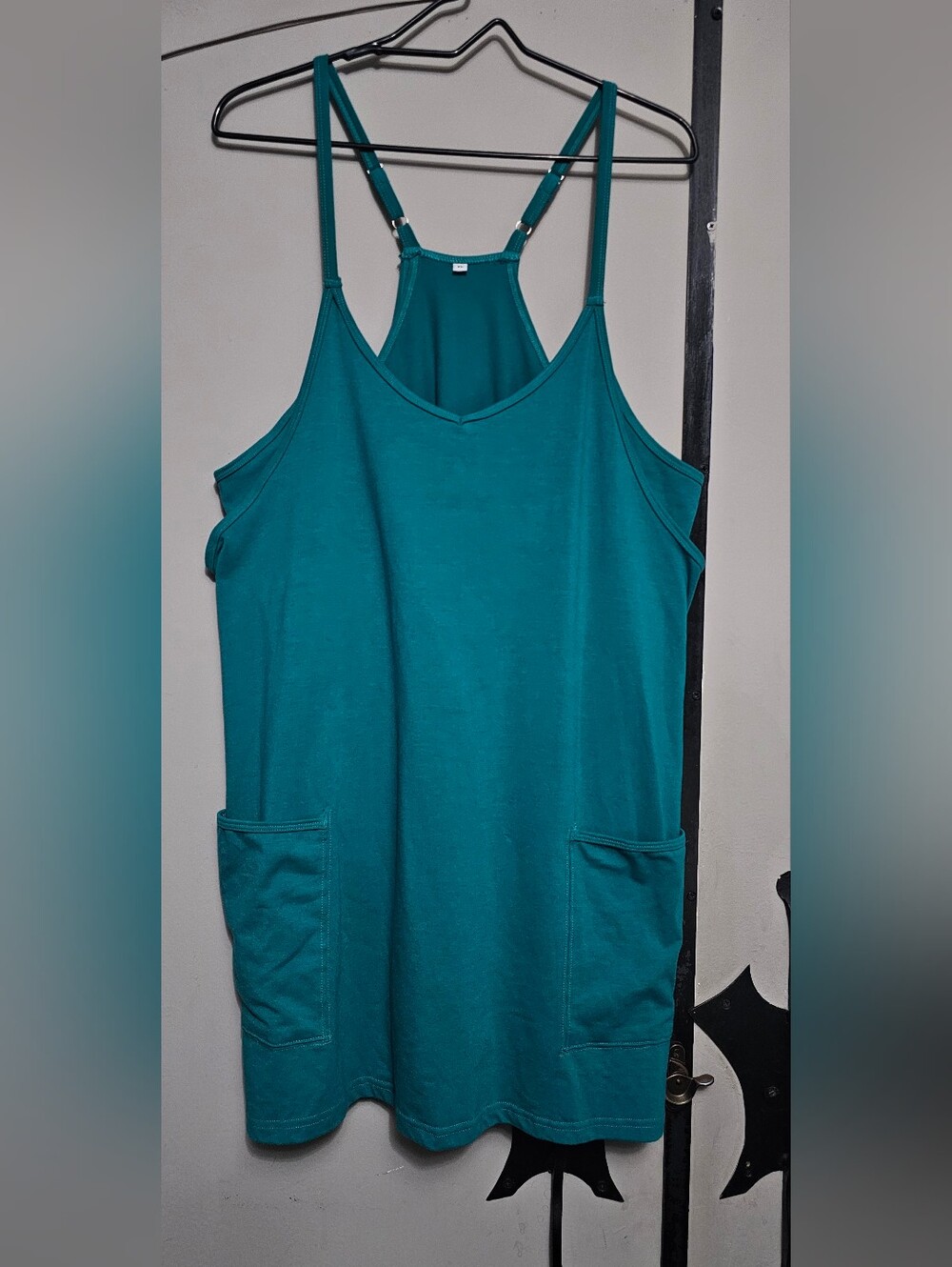 Teal Romper With Dress Cover